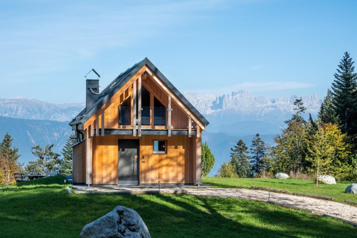 New Opening "Sissi Chalets" - Unique Luxury Hideaway With Mountain View & Sauna Mendola Extérieur photo